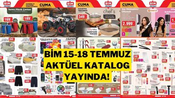 BİM 15-18 Temmuz 2025 Aktüel Kataloğu: Haftanın İndirimli Ürünleri