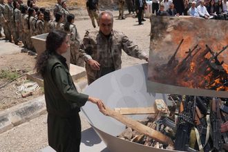 Terör Örgütü PKK Silah Bıraktı: Görüntüler Paylaşıldı
