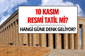 10 Kasım Resmi Tatil mi, Okullar Kapalı mı? 2025’te 10 Kasım Hangi Güne Denk Geliyor?
