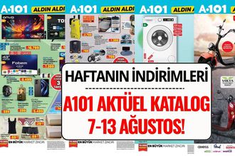 A101 7-13 Ağustos 2025 Aktüel Katalog: Bu Hafta Hangi Ürünler İndirimde?