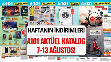 A101 7-13 Ağustos 2025 Aktüel Katalog: Bu Hafta Hangi Ürünler İndirimde?