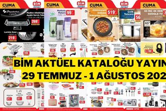 BİM Aktüel Katalog 29 Temmuz-1 Ağustos 2025: Haftanın Fırsat Ürünleri