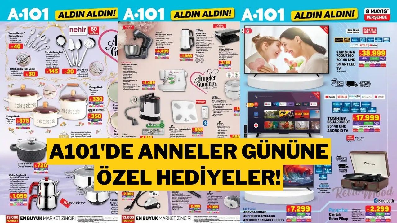 A101 8 Mayıs 2025 Aktüel Katalog: Anneler Günü’ne Özel Hediyelik Ürünlerde Büyük Fırsatlar!