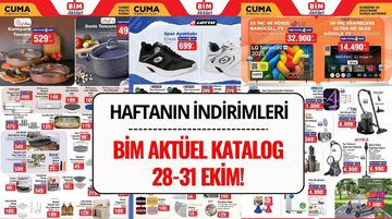 BİM Aktüel 28–31 Ekim 2025 Kataloğu: BİM'de Bu Hafta İndirimde Neler Var?