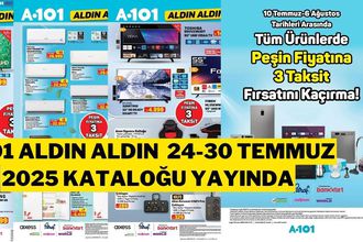 A101 24-30 Temmuz 2025 Aktüel Katalog: Bu Hafta Hangi Ürünler İndirimde?