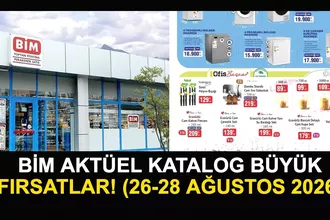 BİM 26 Ağustos ve 28 Ağustos 2026 Aktüel Kataloğu: Ürünler ve Fiyatlar