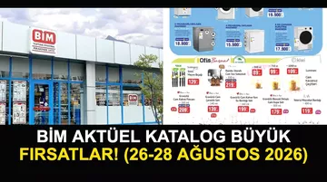 BİM 26 Ağustos ve 28 Ağustos 2026 Aktüel Kataloğu: Ürünler ve Fiyatlar
