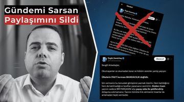 Özgür Demirtaş Tepkiler Sonrası Paylaşımını Sildi