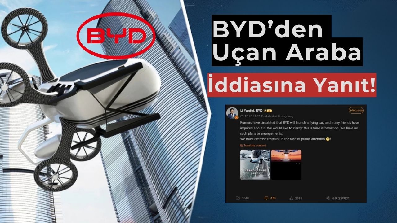 BYD’den “Uçan Araba” İddialarına Yanıt Geldi: Sosyal Medyada Gündem Olmuştu