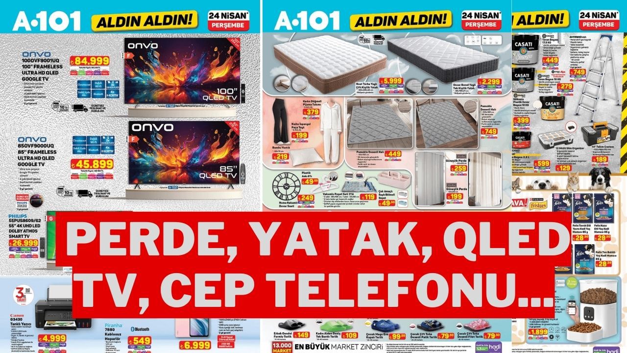A101 24 Nisan 2025 Aktüel Kataloğu: Bu Hafta Hangi Ürünler İndirimde?