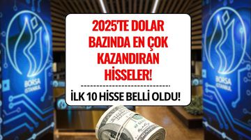 Dolar Bazında En Çok Kazandıran Hisseler Belli Oldu!