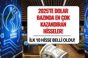 Dolar Bazında En Çok Kazandıran Hisseler Belli Oldu!